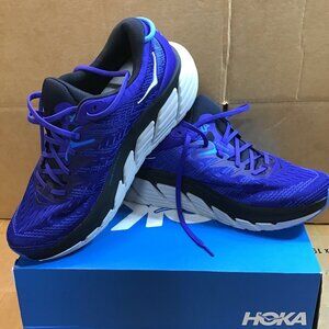 Hoka One One Running Shoes Mens Gaviota 4 Blue Graphite size 11D - S5